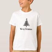 Black Tree Christmas T - Shirt (Vorderseite)