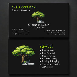 Black Tree Services Professional Visitenkarte