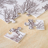 Black Trees White Sky Puzzle (Seite)