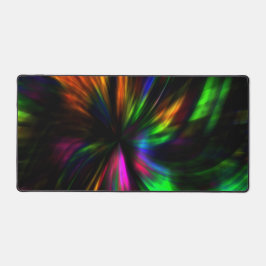 Black Trendy Modernes ästhetisches Muster Schreibtischunterlage