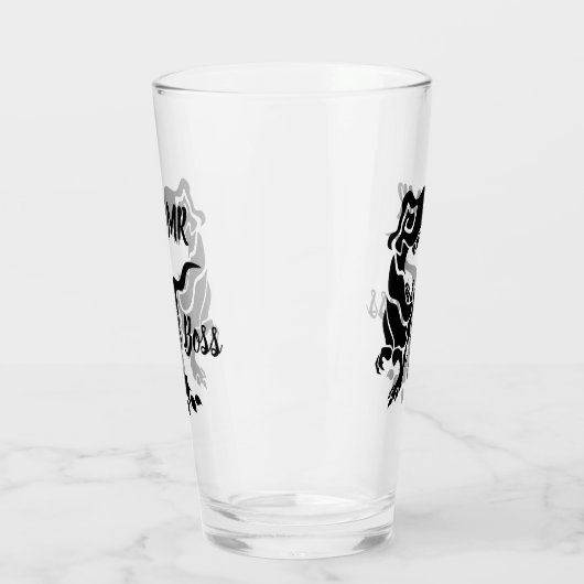 Black Trex The Boss Dino Glas (Links)