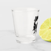 Black Trex The Boss Dino Schnapsglas (Links)