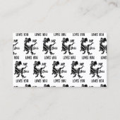 Black Trex The Boss Dino Visitenkarte (Vorderseite)