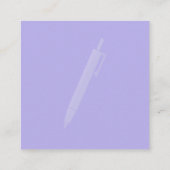 BLACK TRIANGLE Square, 2,5" x 2,5" Business Card Quadratische Visitenkarte (Rückseite)