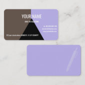 BLACK TRIANGLE Standard, 3,5" x 2,0" Visitenkarte (Vorne/Hinten)