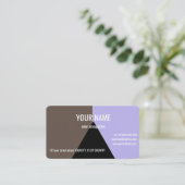 BLACK TRIANGLE Standard, 3,5" x 2,0" Visitenkarte (Stehend Vorderseite)