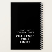 Black ・ Triathlon Training Log & Motivation Notizblock (Rückseite)