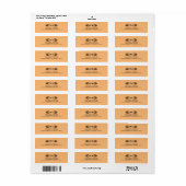 Black Tribal Aztec Abschluss Address Labels (Vorne)