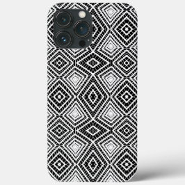 Black Tribal Diamonds Mud Tuch Afrikanisches Muste Case-Mate iPhone Hülle
