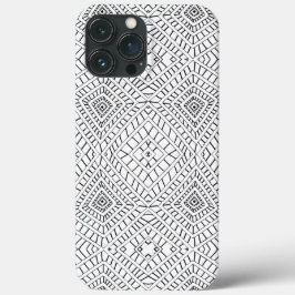 Black Tribal Diamonds Mud Tuch Afrikanisches Muste Case-Mate iPhone Hülle