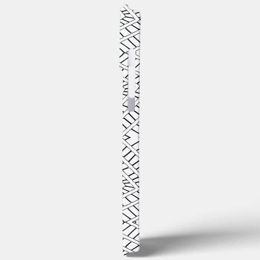 Black Tribal Diamonds Mud Tuch Afrikanisches Muste Case-Mate iPhone Hülle (Rückseite / Links)