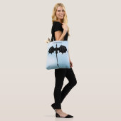 Black Tribal Flight Dragon Fantasy Blue Sky Tasche (Am Model)
