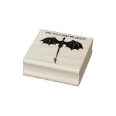 Black Tribal Flight Dragon Fantasy Gummistempel (Stempel)