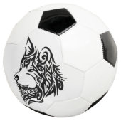 Black Tribal Wolf Fußball (Dreiviertel)