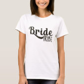 Black TRIBE Gold Bride Retro Typ Grafik Mode T-Shirt (Vorderseite)