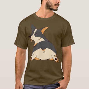 Black Tricolor Corgi Niedlich Corgi Design T-Shirt
