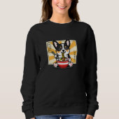 Black Tricolor Corgi Pullover (Vorderseite)