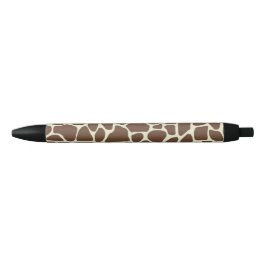 Black Trim Pen - Giraffe Print - Black Ink Kugelschreiber