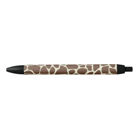 Black Trim Pen - Giraffe Print - Black Ink Kugelschreiber (Vorderseite)