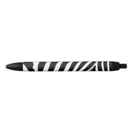 Black Trim Pen - Zebra Print - Black Ink Kugelschreiber