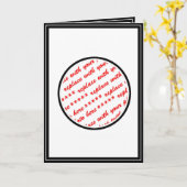 Black Trimmed Photo Template Karte (Gelbe Blume)