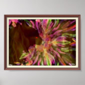 Black Trippy Cat Poster (Vorne)