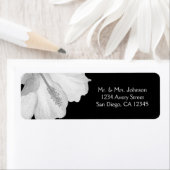 Black Tropical Chic Wedding mit weißem Hibiskus (Insitu)