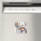 Black Trumpeter Magnet (In Situ (Geschirrspüler))