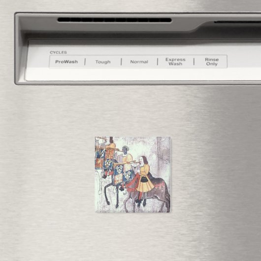 Black Trumpeter Magnet (In Situ (Geschirrspüler))