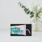 Black Tumbler Reiseschleifmaschine Visitenkarte (Stehend Vorderseite)