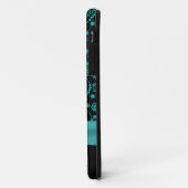Black & Turquoise Paisley iPhone 5 Fall Case-Mate iPhone Hülle (Hinten/Links)