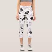 Black Turtle Capri Leggings (Vorderseite)