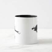 Black Tux Greyhound-Tasse Tasse (Zentrum)