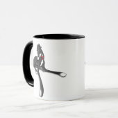 Black Tux Greyhound-Tasse Tasse (Vorderseite Links)