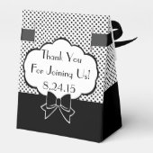 Black Tuxedo - Gast Gefallen Vielen Dank Geschenkschachtel (Rückseite)