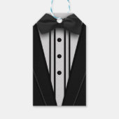 Black Tuxedo mit Bow-Krawatte Geschenkanhänger (Vorderseite)