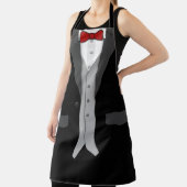 Black Tuxedo Red Bow Krawatte und Vest Schürze (InSitu)