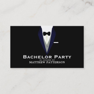 Black Tuxedo, Sleek & Modern Bachelor Party Ticket