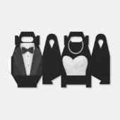 Black Tuxedo und Hochzeitskleid Geschenkschachtel (Ungefaltet)