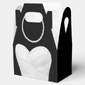 Black Tuxedo und Hochzeitskleid Geschenkschachtel (Geöffnet)