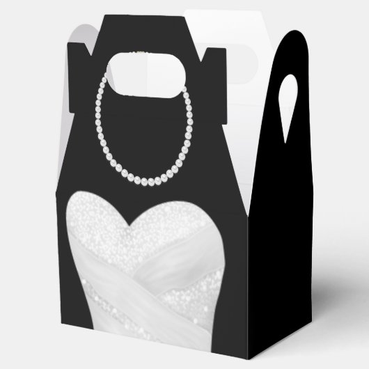 Black Tuxedo und Hochzeitskleid Geschenkschachtel (Geöffnet)