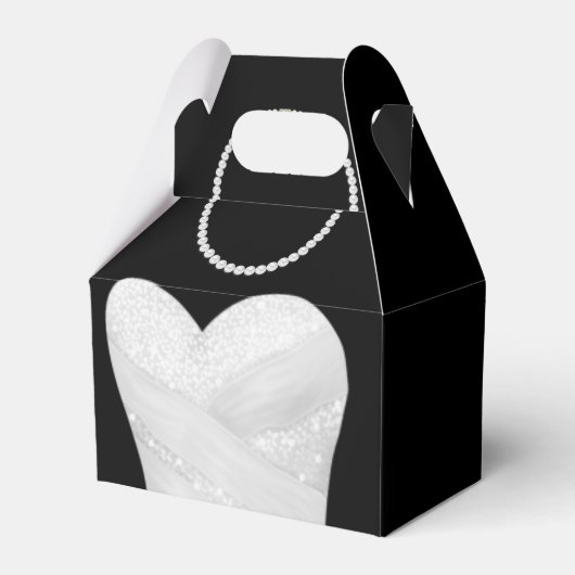 Black Tuxedo und Hochzeitskleid Geschenkschachtel (Vorderseite)