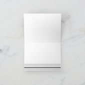 Black Tuxedo Vielen Dank Dankeskarte (Innenseite)