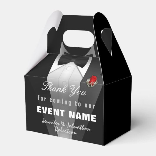 Black Tuxedo Vielen Dank | GESCHENKBOXEN Geschenkschachtel (Vorderseite)