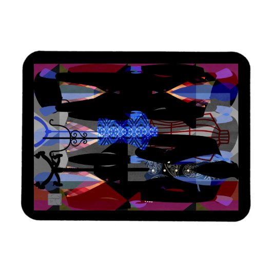 Black Tuxedos Magnet (Horizontal)