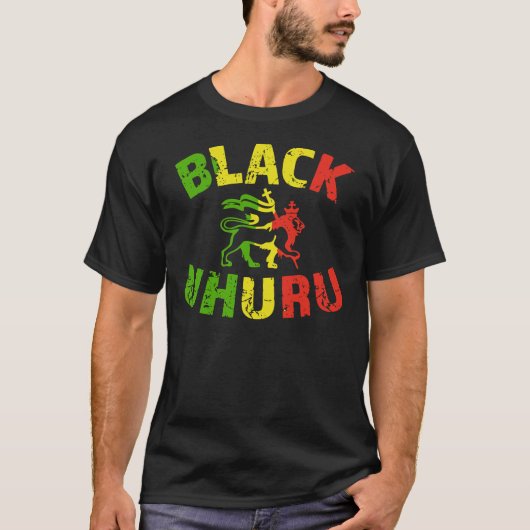 Black Uhuru Jamaican Lion Classic T - Shirt (Vorderseite)