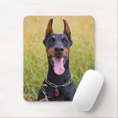 Black und Tan Doberman Pinscher Mousepad (Mit Mouse)