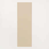 Black und Tan Mehndi Henna Mandala Yogamatte (Rückseite)