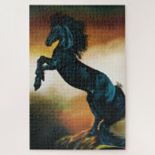 Black Unicorn Fantasy Dance Puzzle (Vertikal)