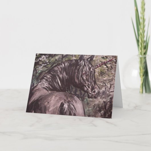 black unicorn karte (Vorderseite)